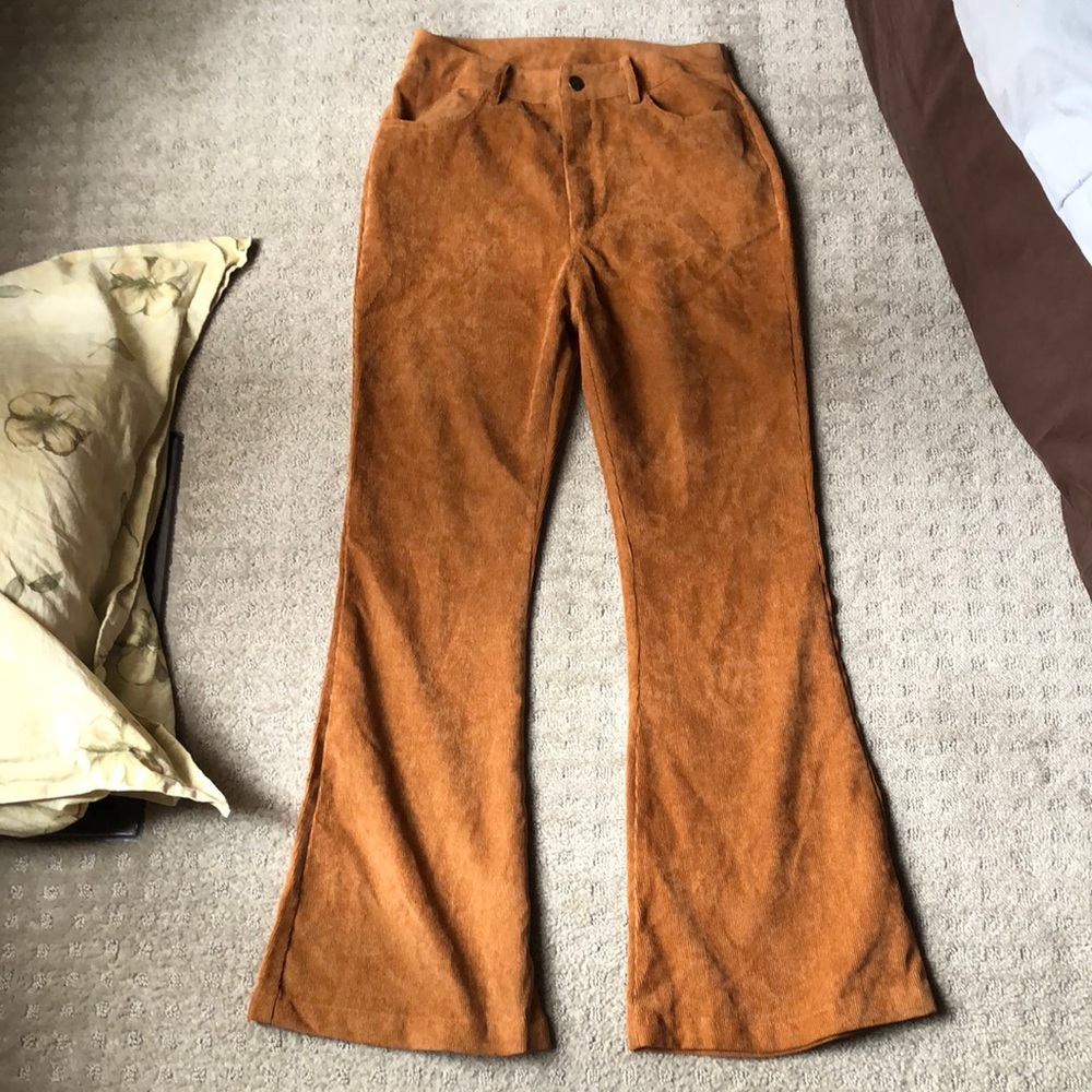 Corduroy flare pants!
